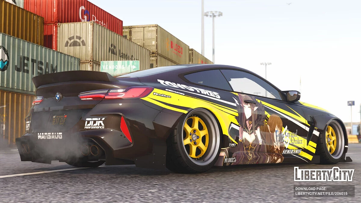 BMW M8 Mansaug Semiramis Itasha / GTA 5
