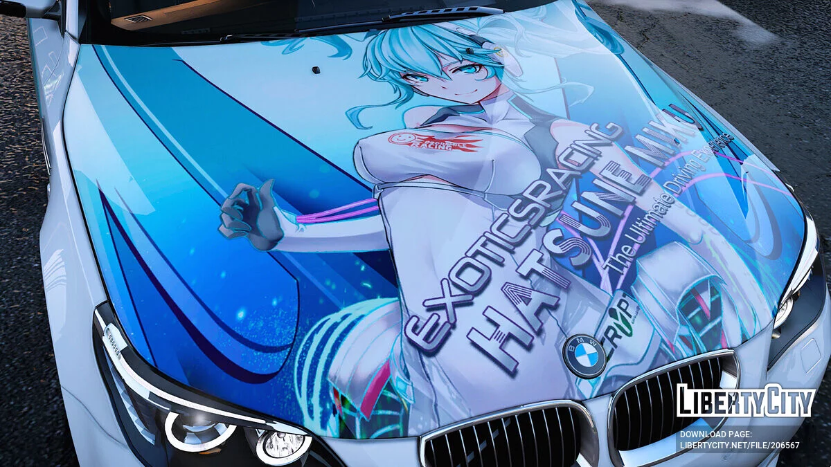 BMW M5 (E60) Hatsune Miku / GTA 5