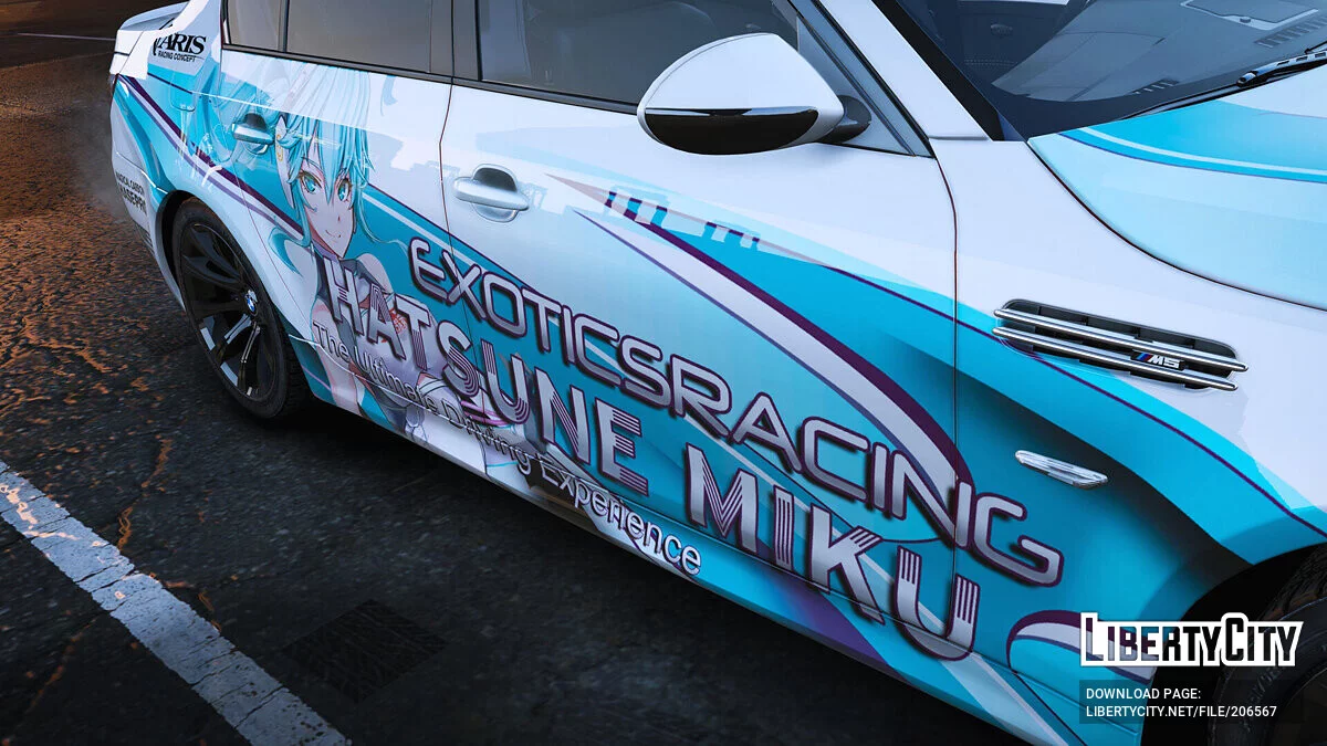 BMW M5 (E60) Hatsune Miku / GTA 5