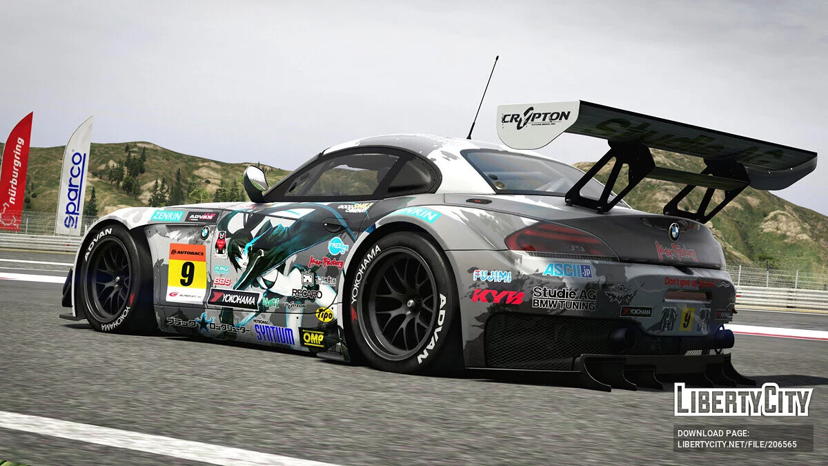 BMW Z4 GT3 BLACK ROCK SHOOTER / GTA 5