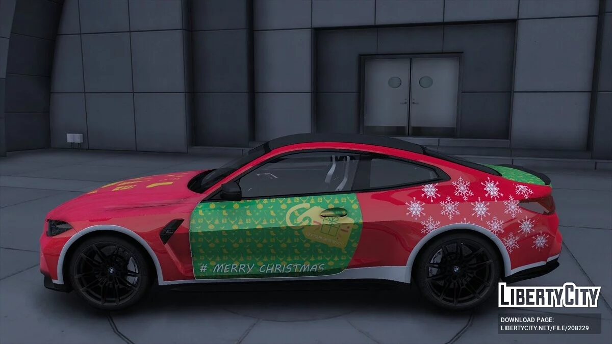 2021 BMW M4 Competition Merry Christmas Design / جي تي أي 5