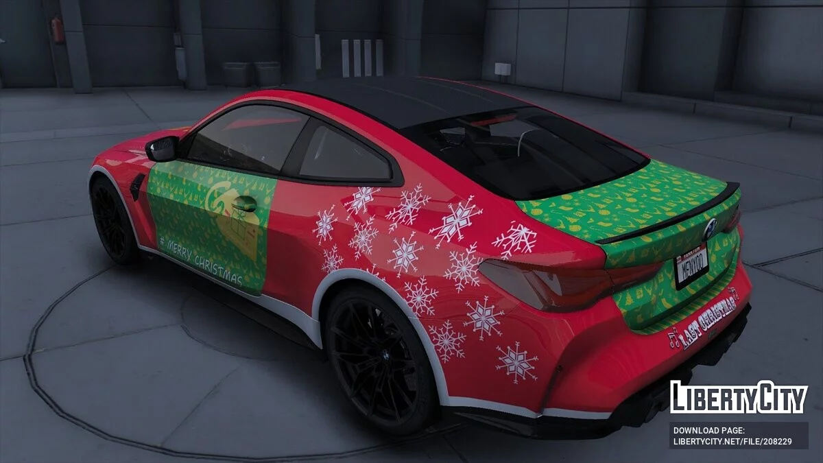 2021 BMW M4 Competition Merry Christmas Design / جي تي أي 5