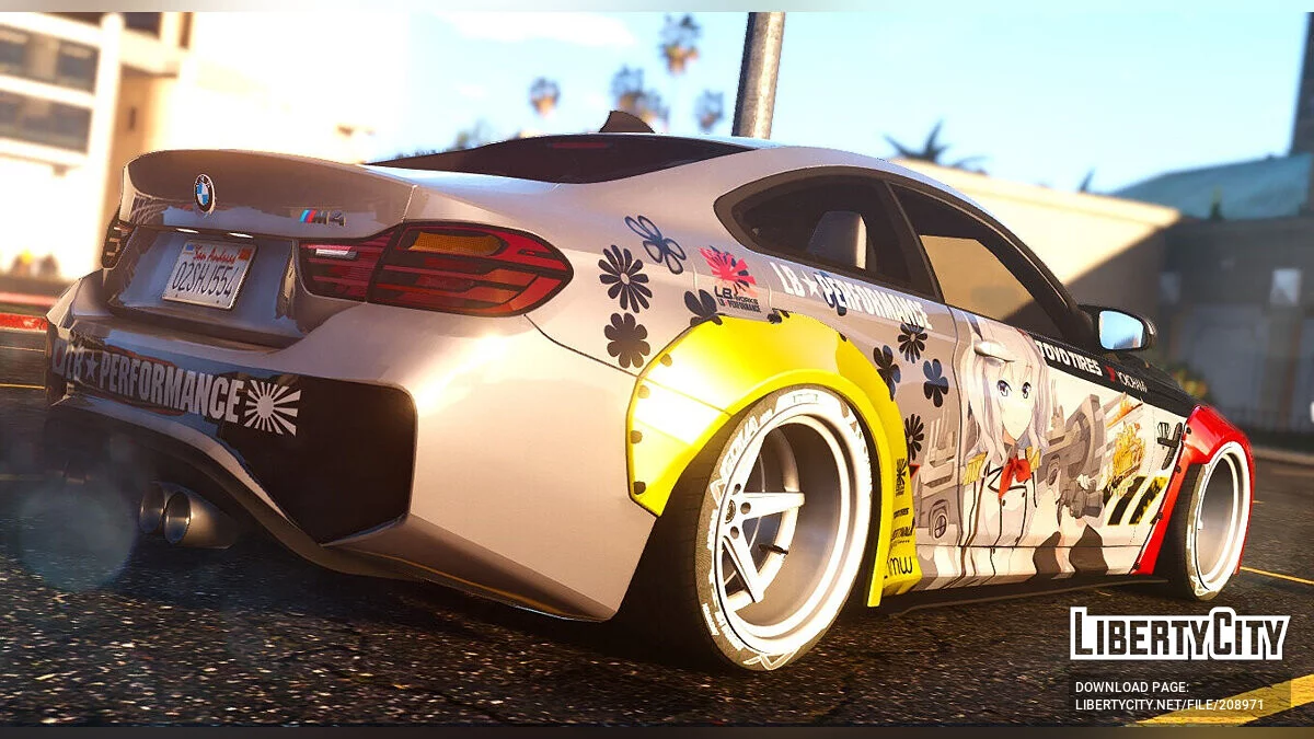 BMW M4 F82 LBWalk Kashima Itasha / GTA 5