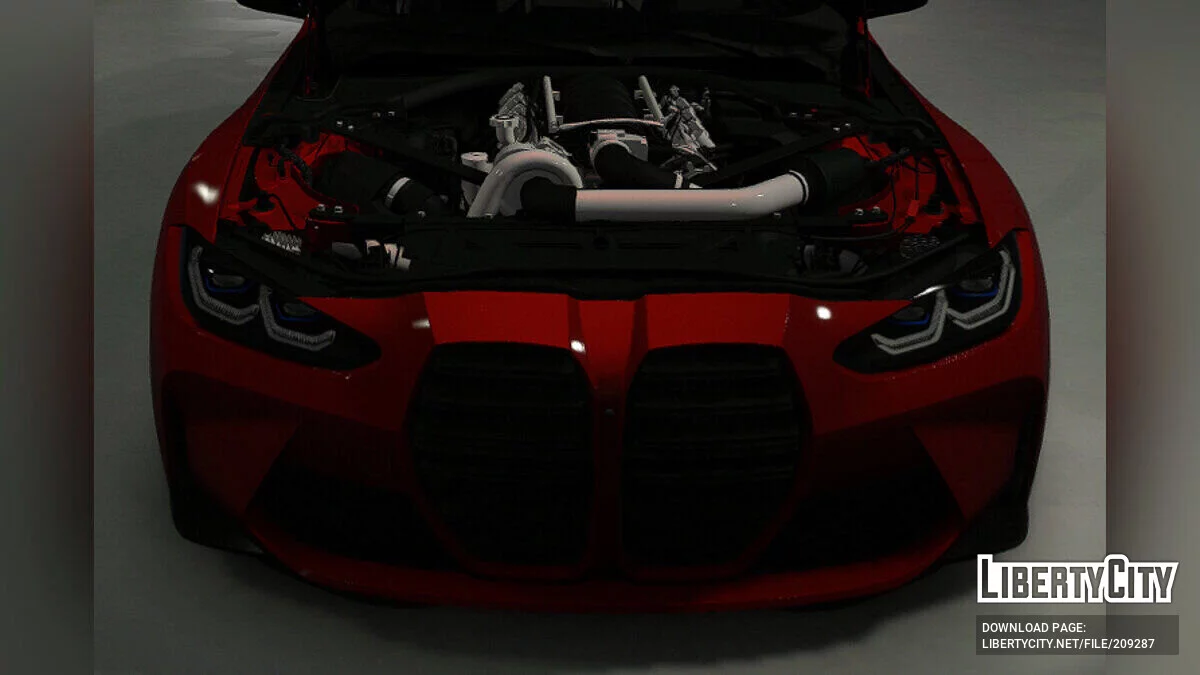 2021 BMW M4 LS2 Swap DEBADGED v1.0 / GTA 5