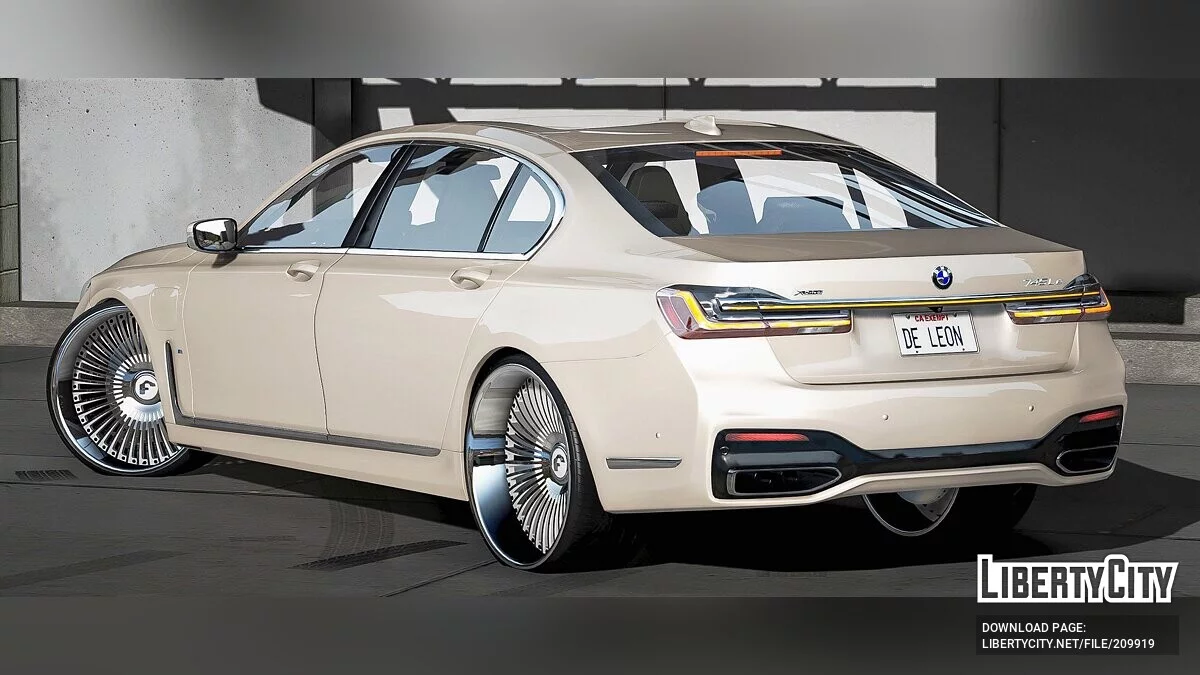 BMW 745LI on Fs Forgiato / GTA 5