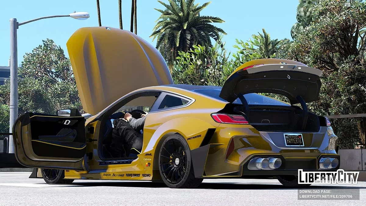 BMW M8 Competition Widebody Custom v1.1 / GTA 5