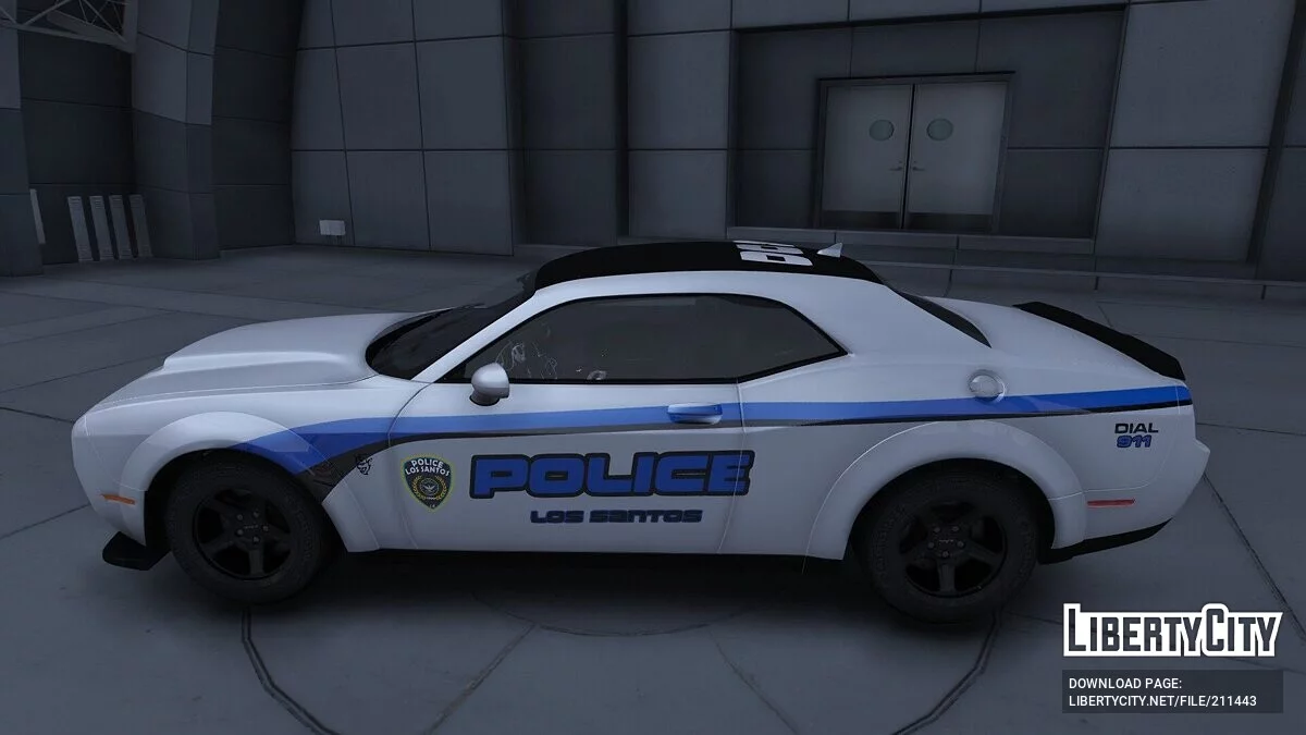 Dodge Challenger SRT Demon Police / GTA 5