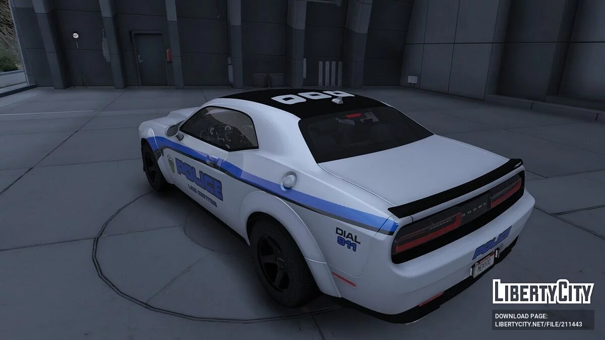 Dodge Challenger SRT Demon Police / GTA 5