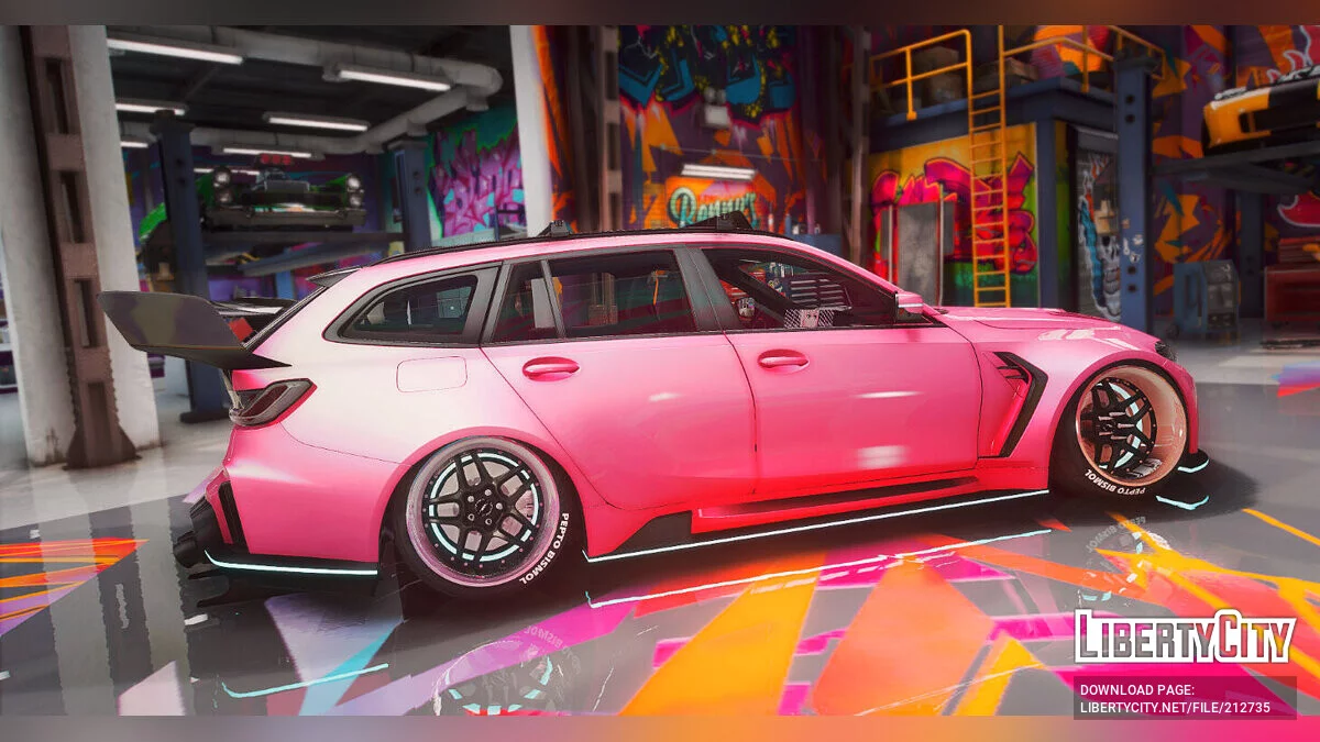 BMW M3 Touring Demon Debadged v1.1 / GTA 5