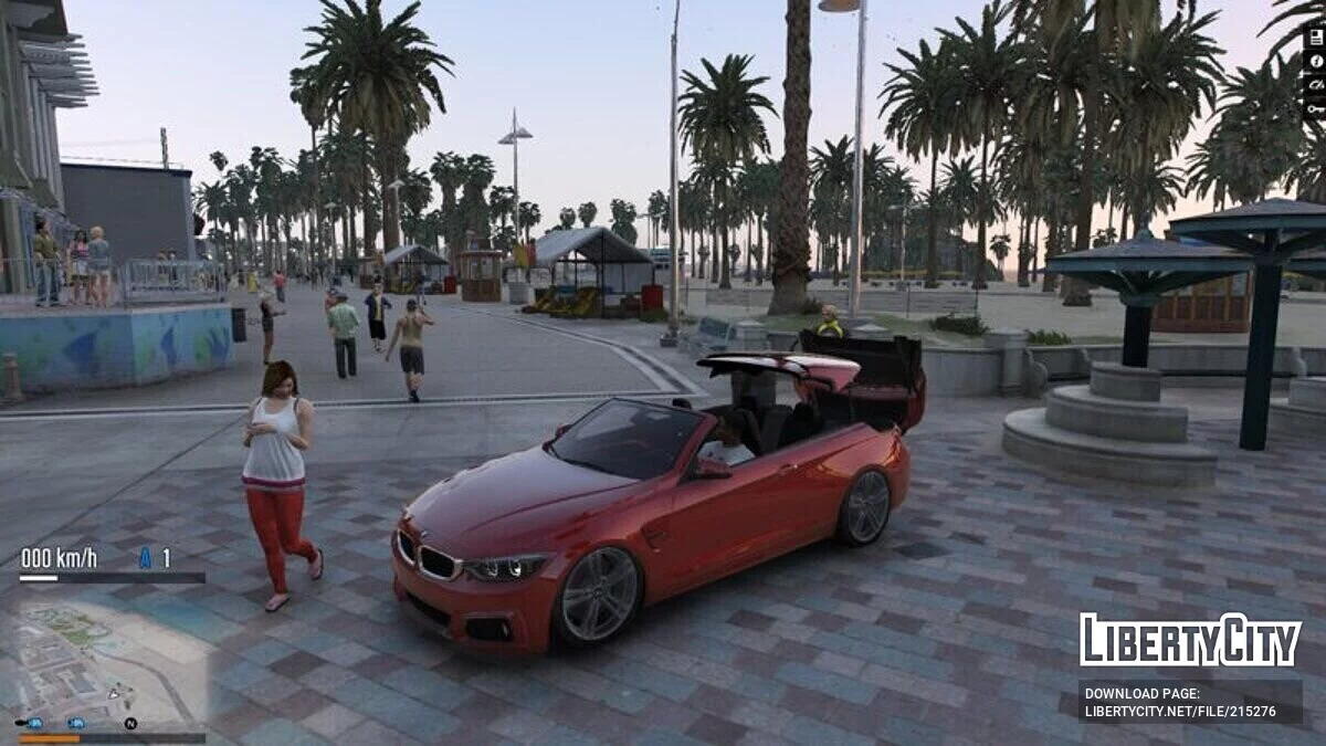 BMW 420d Cabrio (Animasyonlu Tavan) / GTA 5