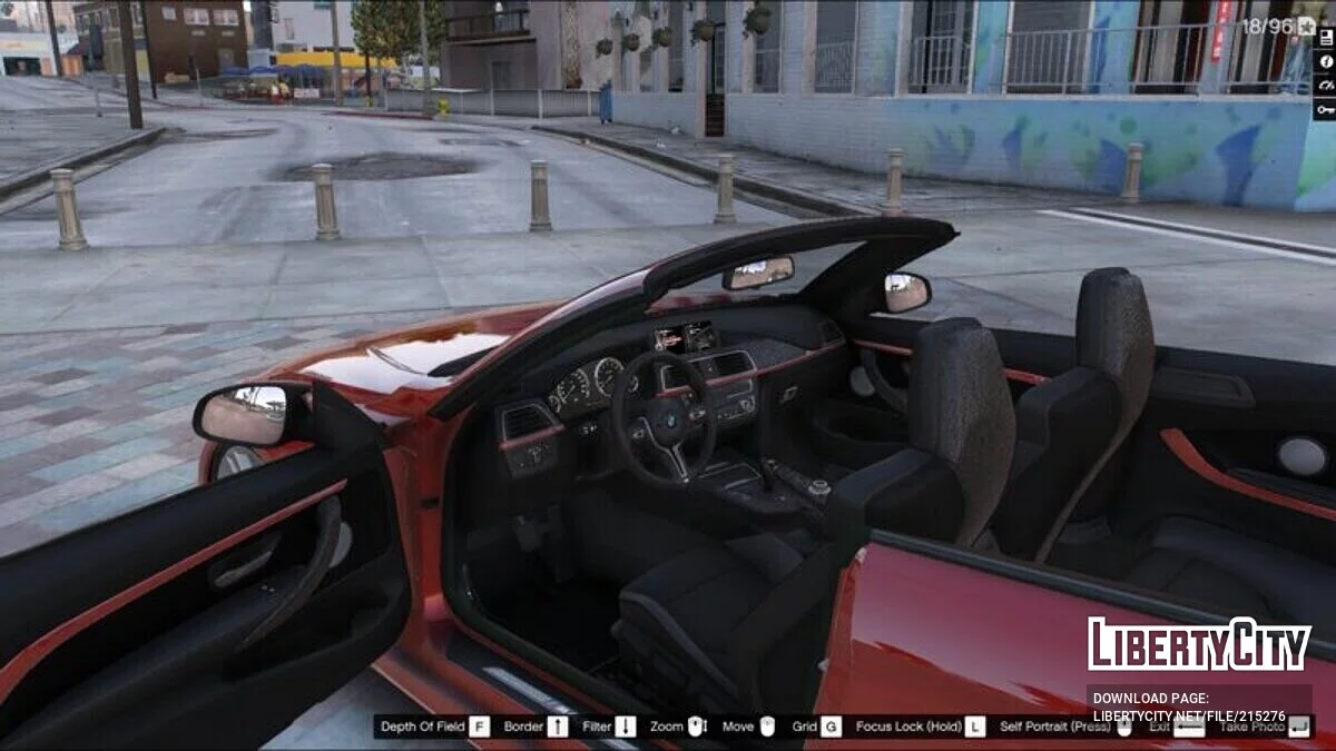 BMW 420d Cabrio (Animasyonlu Tavan) / GTA 5