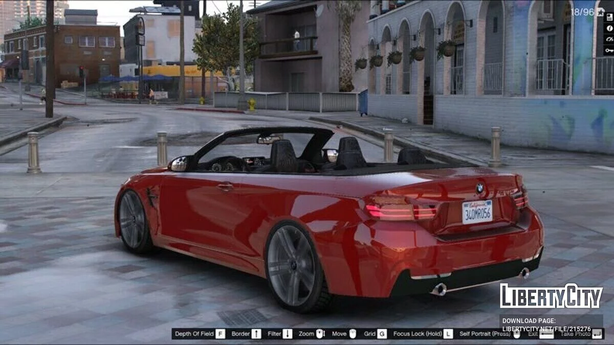 BMW 420d Cabrio (Animasyonlu Tavan) / GTA 5