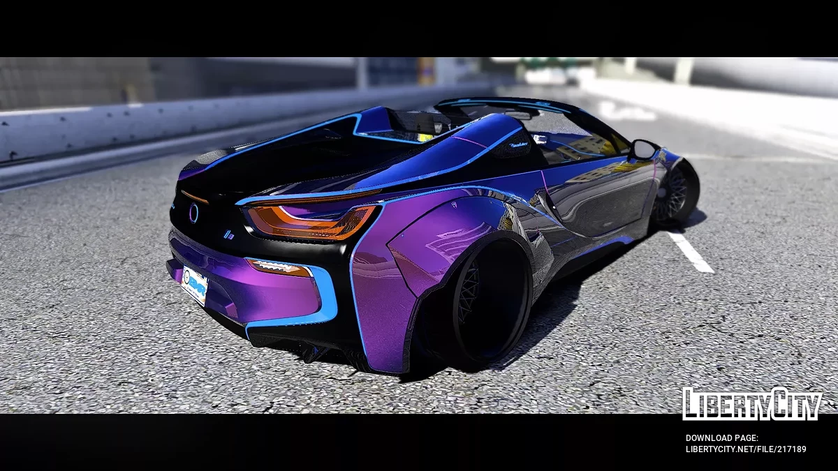 BMW I8 Widebody avec pièces de tuning / GTA 5