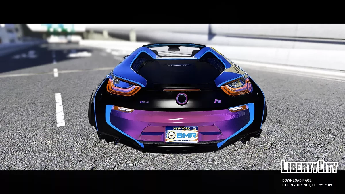 BMW I8 Widebody avec pièces de tuning / GTA 5