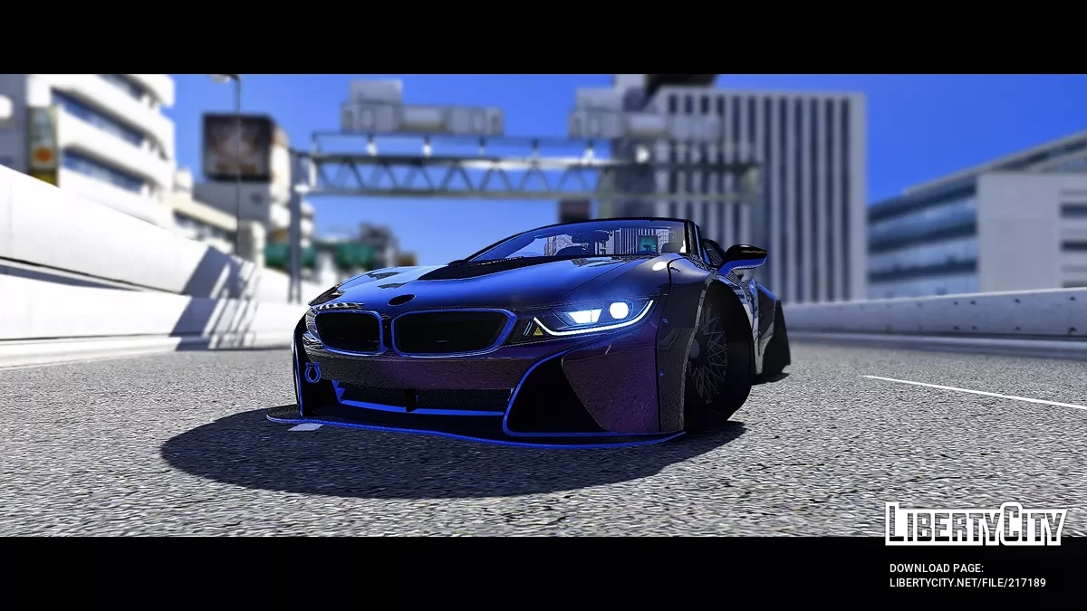 BMW I8 Widebody avec pièces de tuning / GTA 5