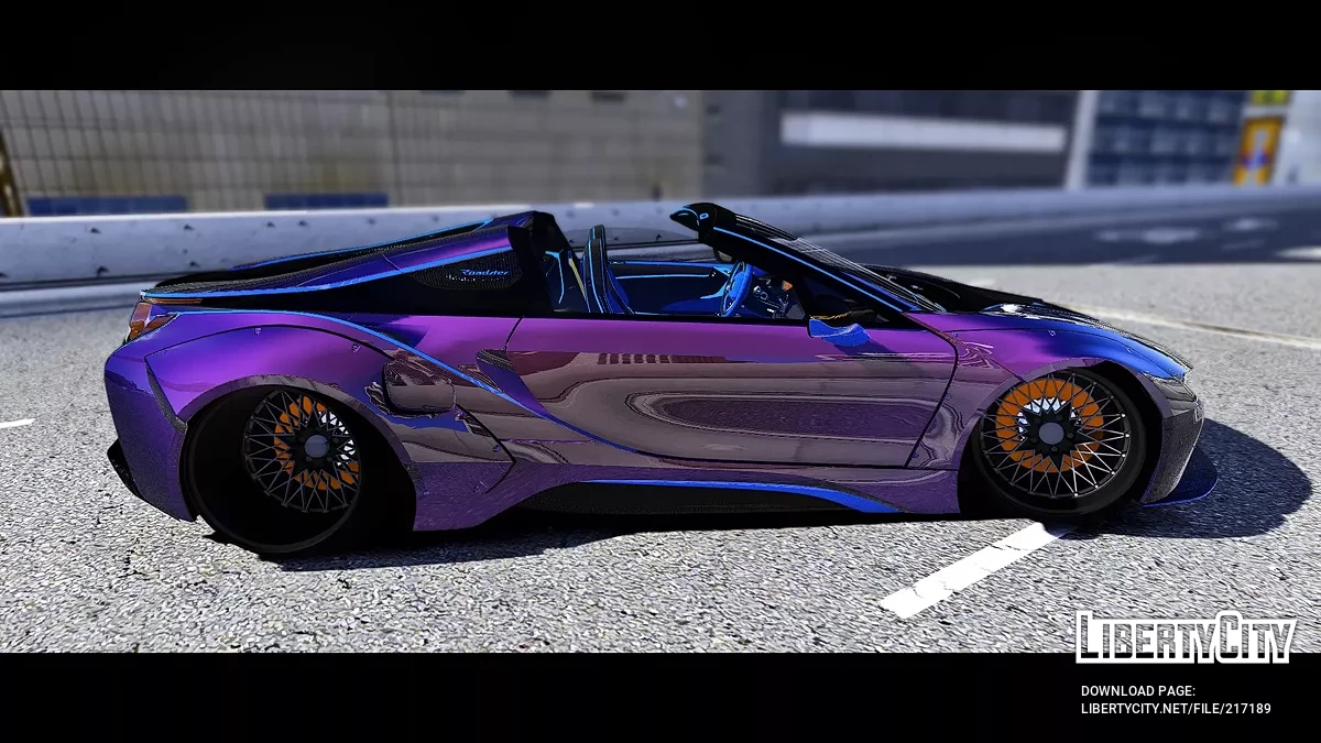 BMW I8 Widebody avec pièces de tuning / GTA 5
