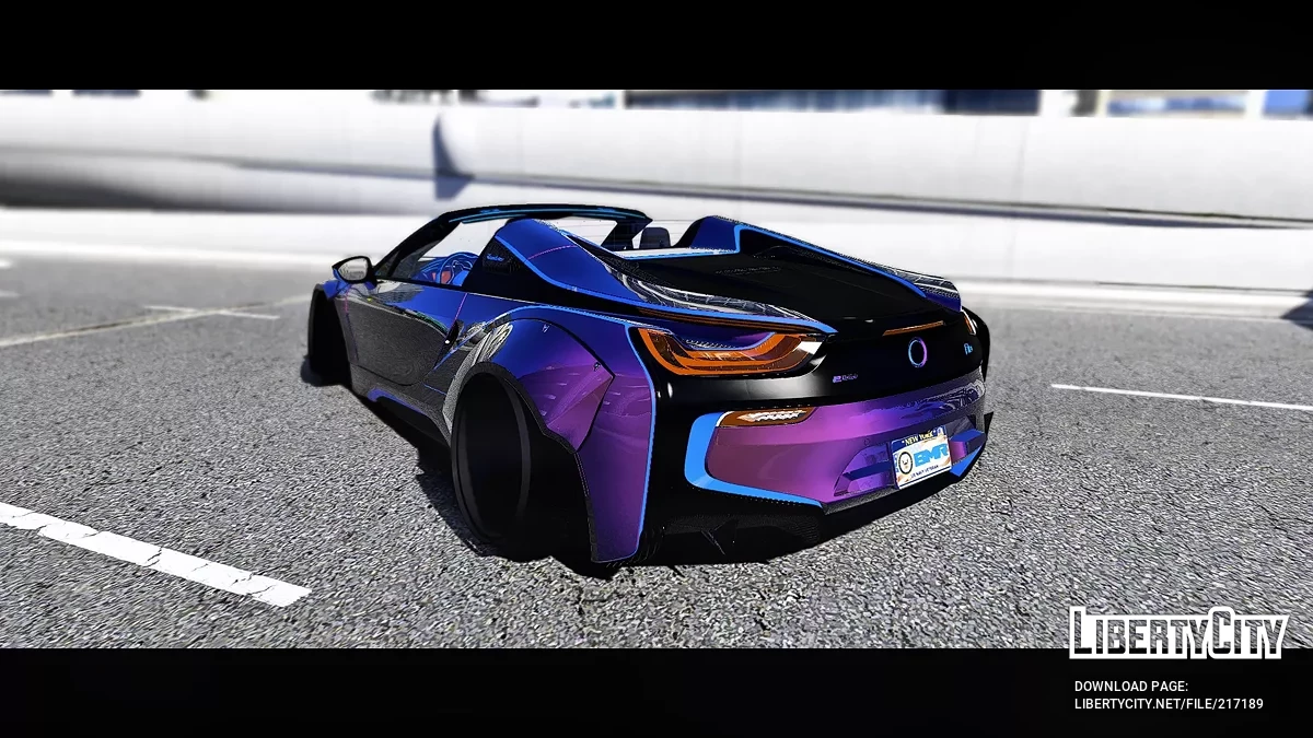 BMW I8 Widebody avec pièces de tuning / GTA 5