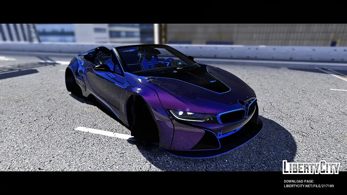 BMW I8 Widebody avec pièces de tuning / GTA 5