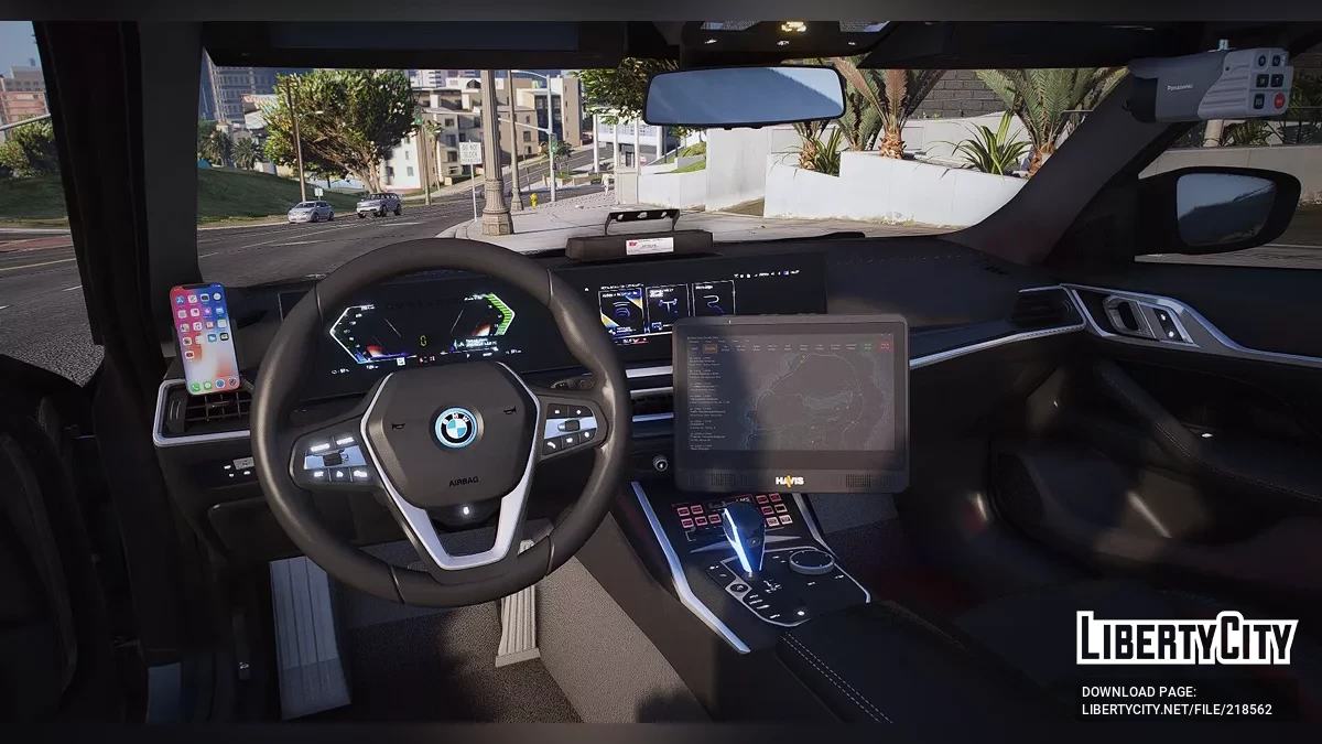 2022 BMW I4 Gran Coupe Sin Rotular / GTA 5