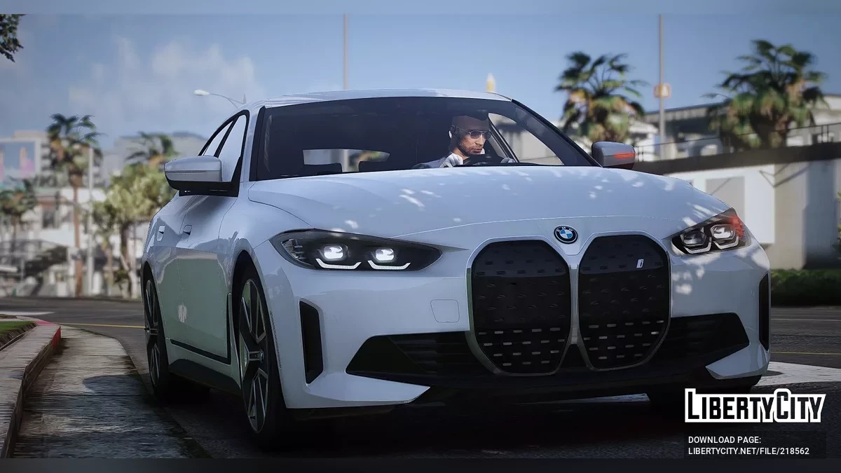 2022 BMW I4 Gran Coupe Sin Rotular / GTA 5