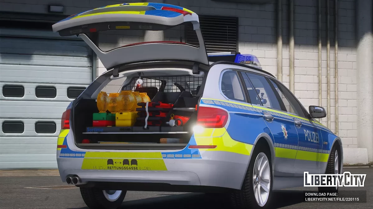 BMW F11 520d Polizei / GTA 5