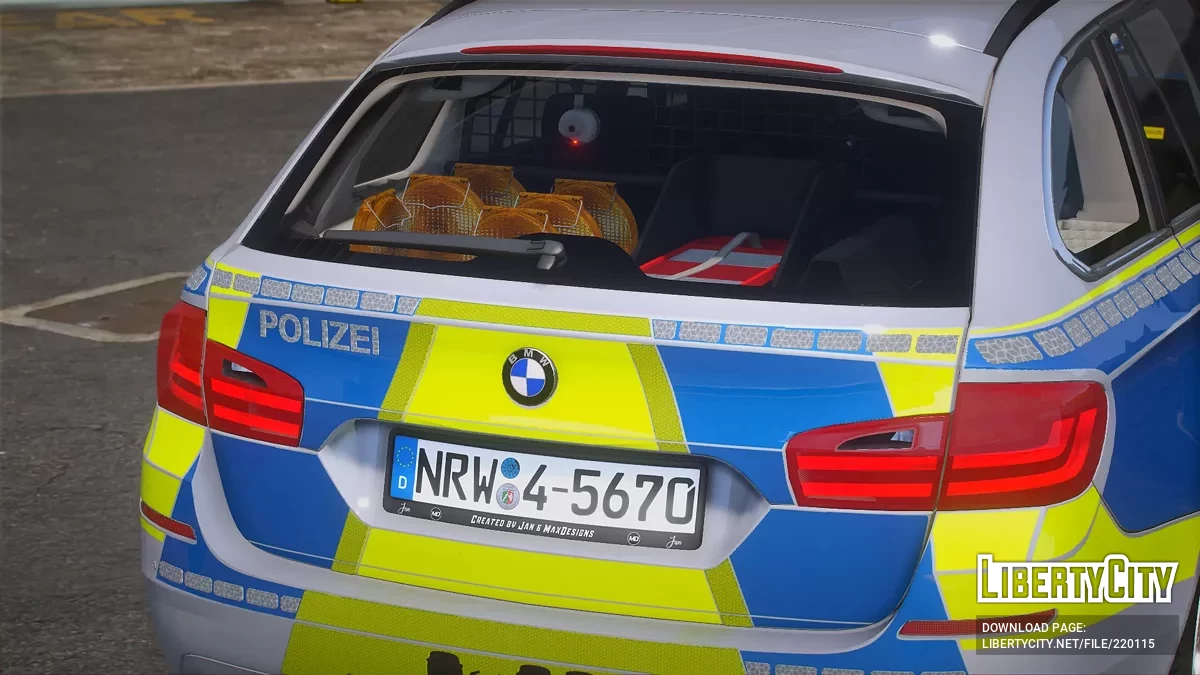 BMW F11 520d Polizei / GTA 5