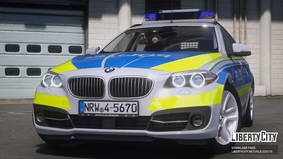 BMW F11 520d Polizei / GTA 5