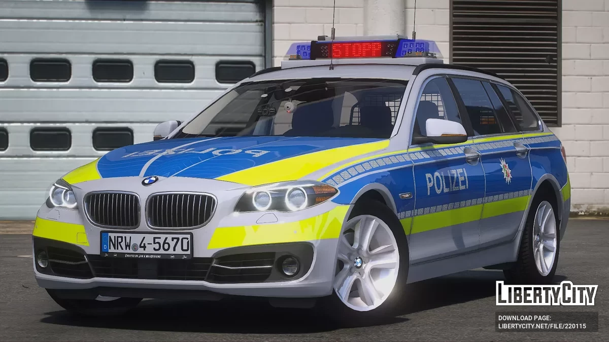 BMW F11 520d Polizei / GTA 5