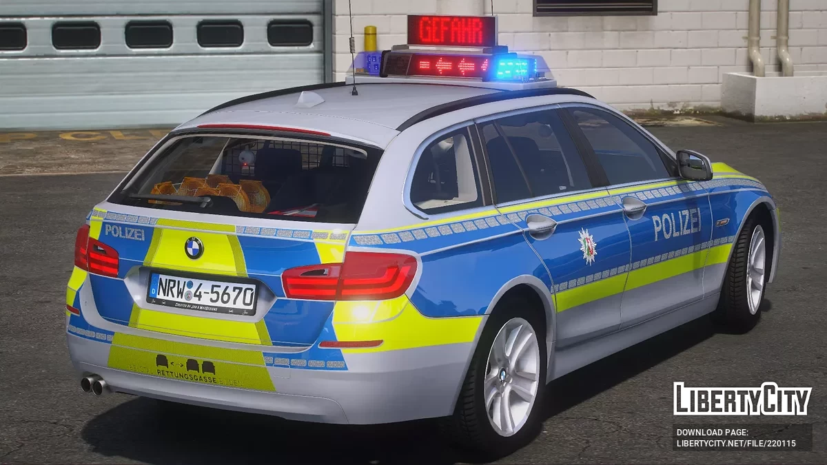 BMW F11 520d Polizei / GTA 5