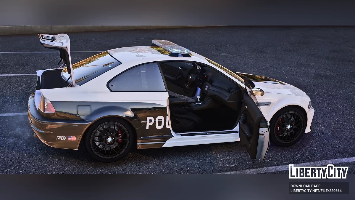 BMW M3 CSL Polizei / GTA 5