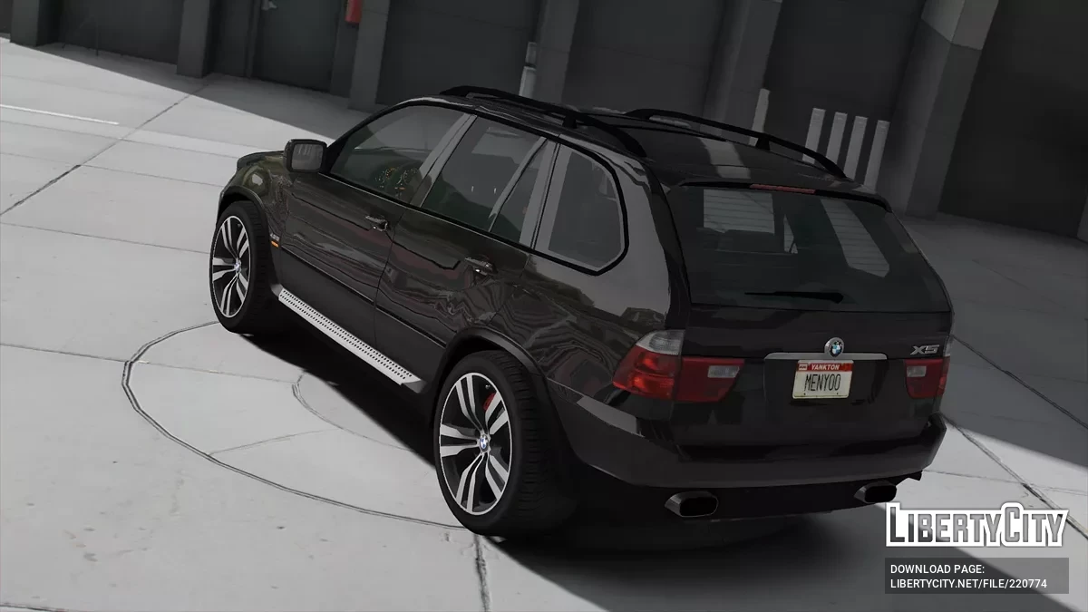 BMW X5 E53 Gerçek Fizik / GTA 5