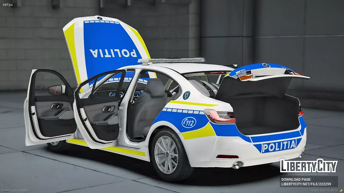 BMW 320i Politia Romana / GTA 5