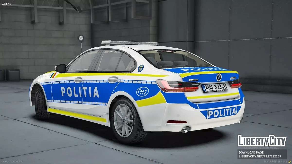 BMW 320i Politia Romana / GTA 5