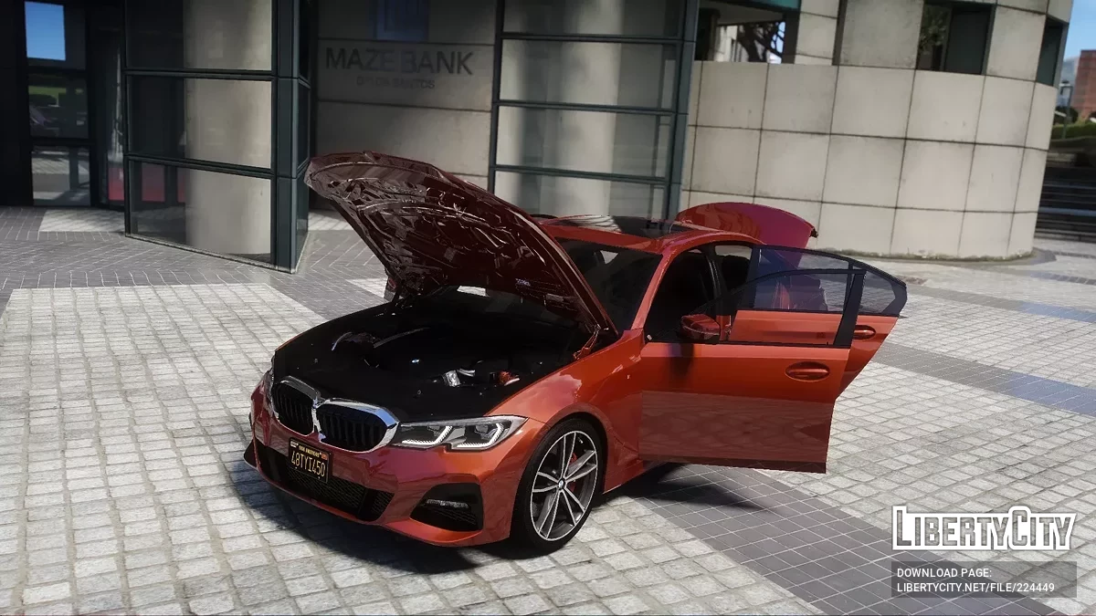 بي إم دبليو 330i M سبورت 2021 (G20) [إضافة محسنة/تراثية | متحركة | مع شارة/بدون شارة | تعديل] 1.0 / جي تي أي 5