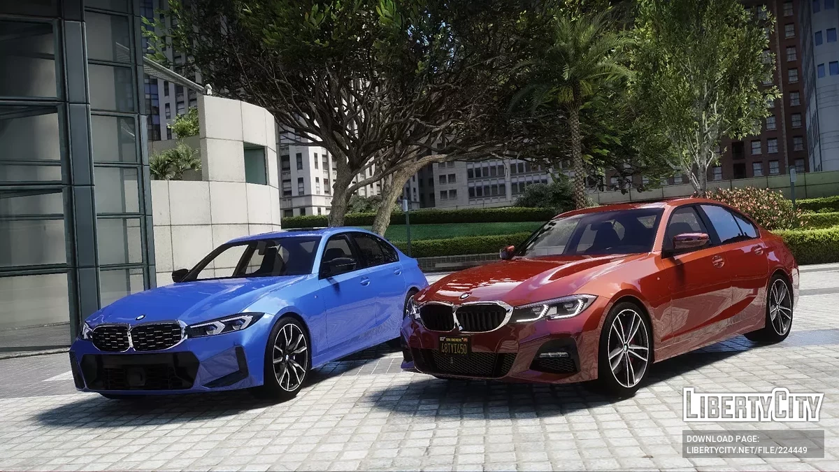 بي إم دبليو 330i M سبورت 2021 (G20) [إضافة محسنة/تراثية | متحركة | مع شارة/بدون شارة | تعديل] 1.0 / جي تي أي 5
