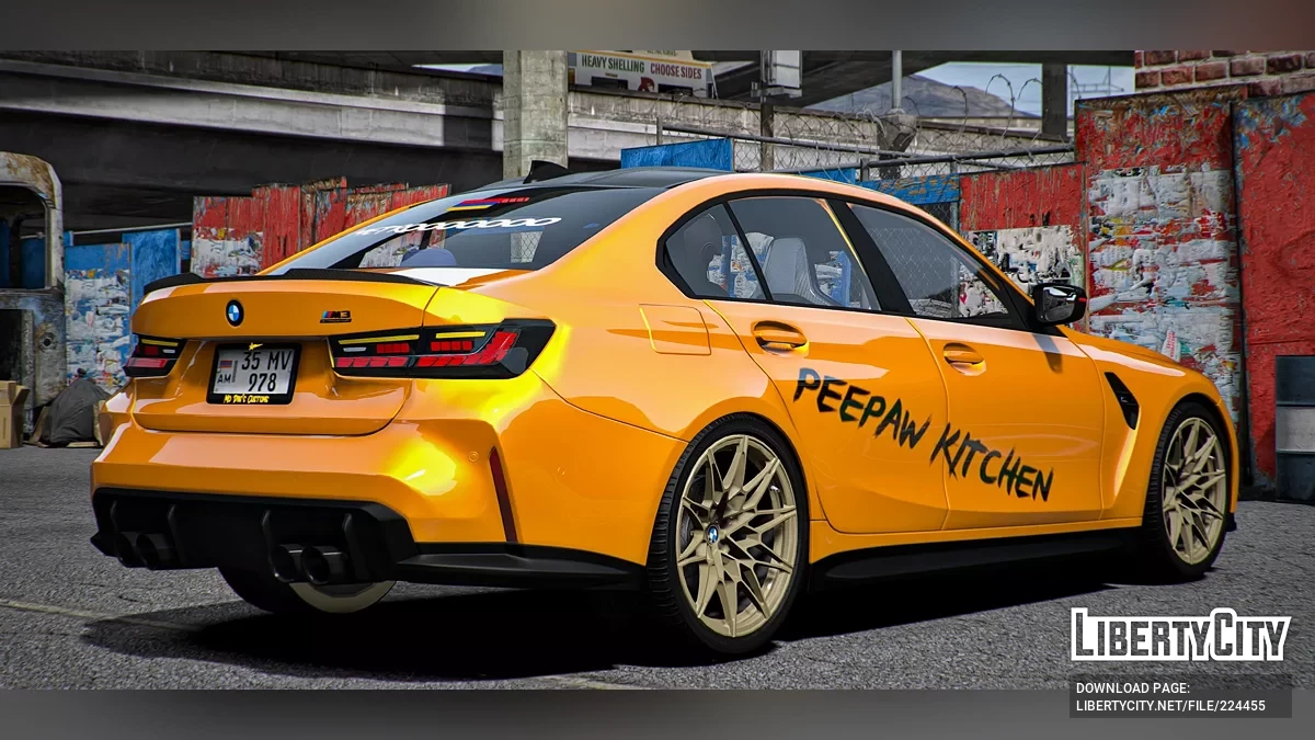 BMW M3 Cutom Props / GTA 5