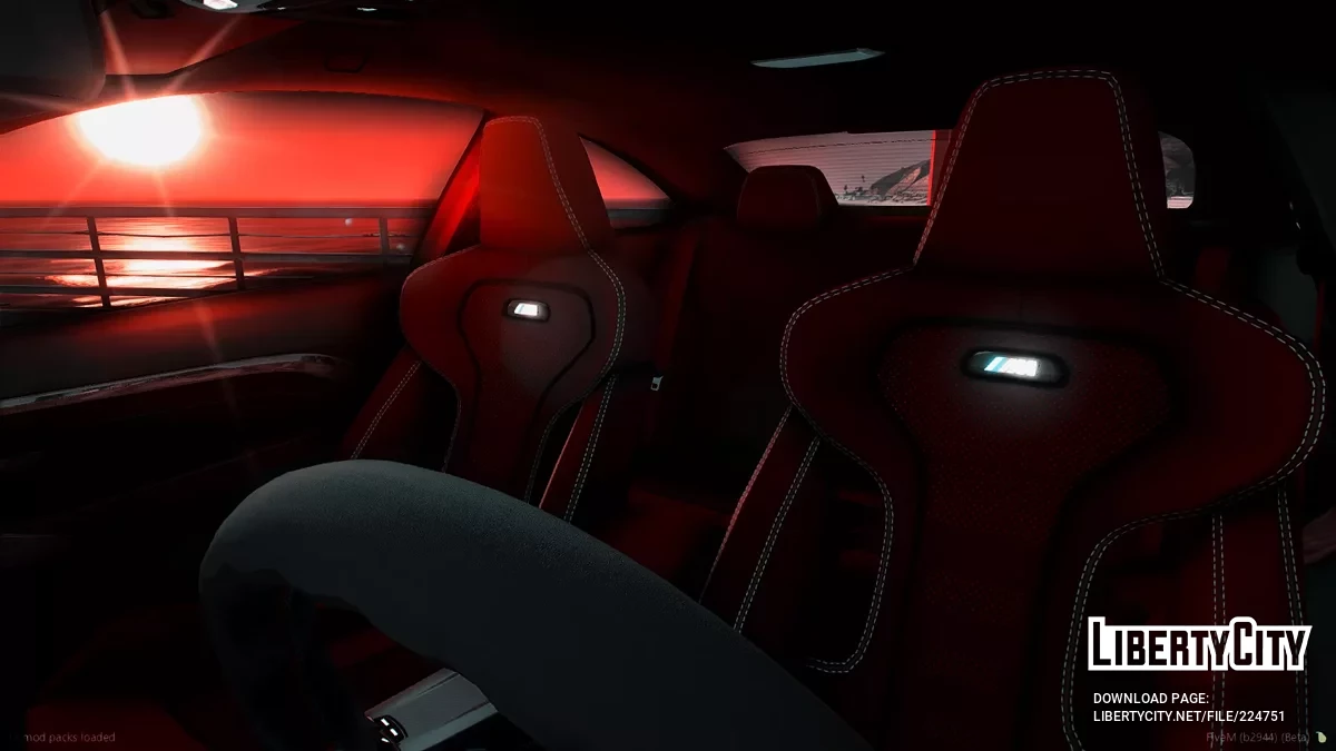 在Vossen VWS-2上更换了M8发动机的M4 F82 (617HP) / GTA 5