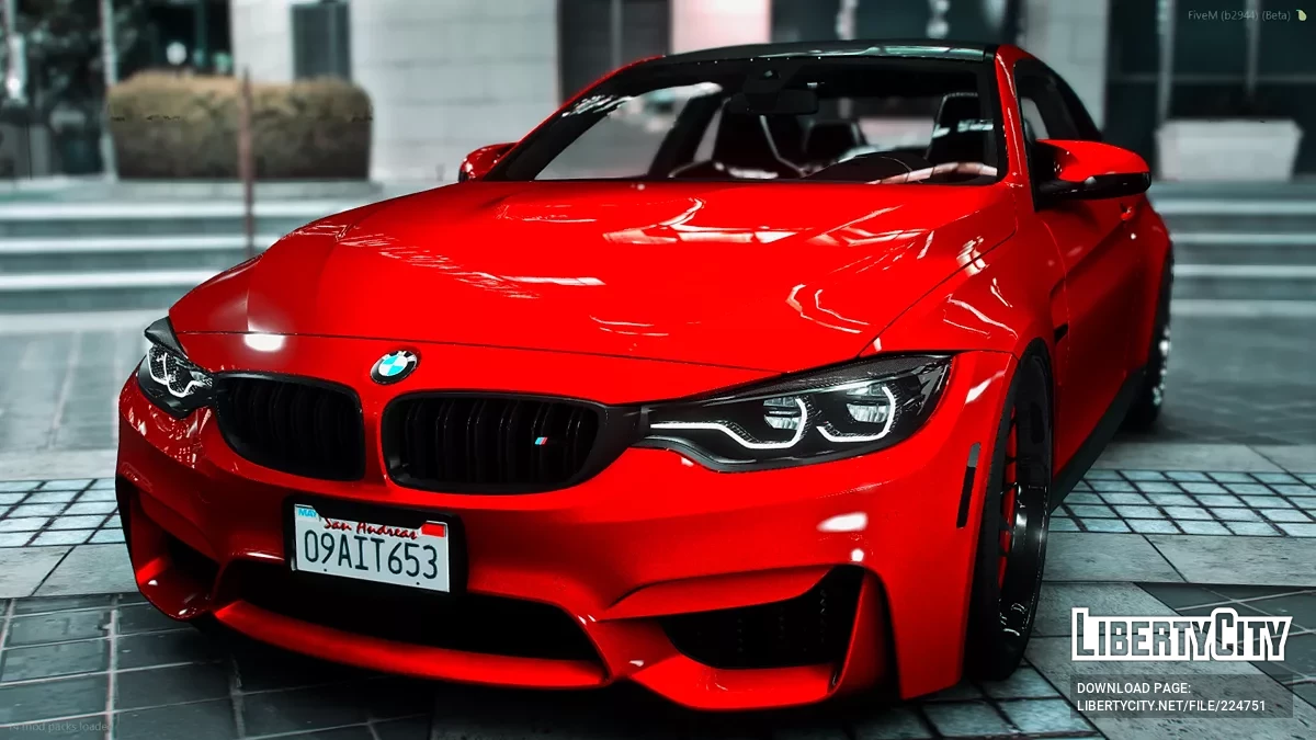 在Vossen VWS-2上更换了M8发动机的M4 F82 (617HP) / GTA 5