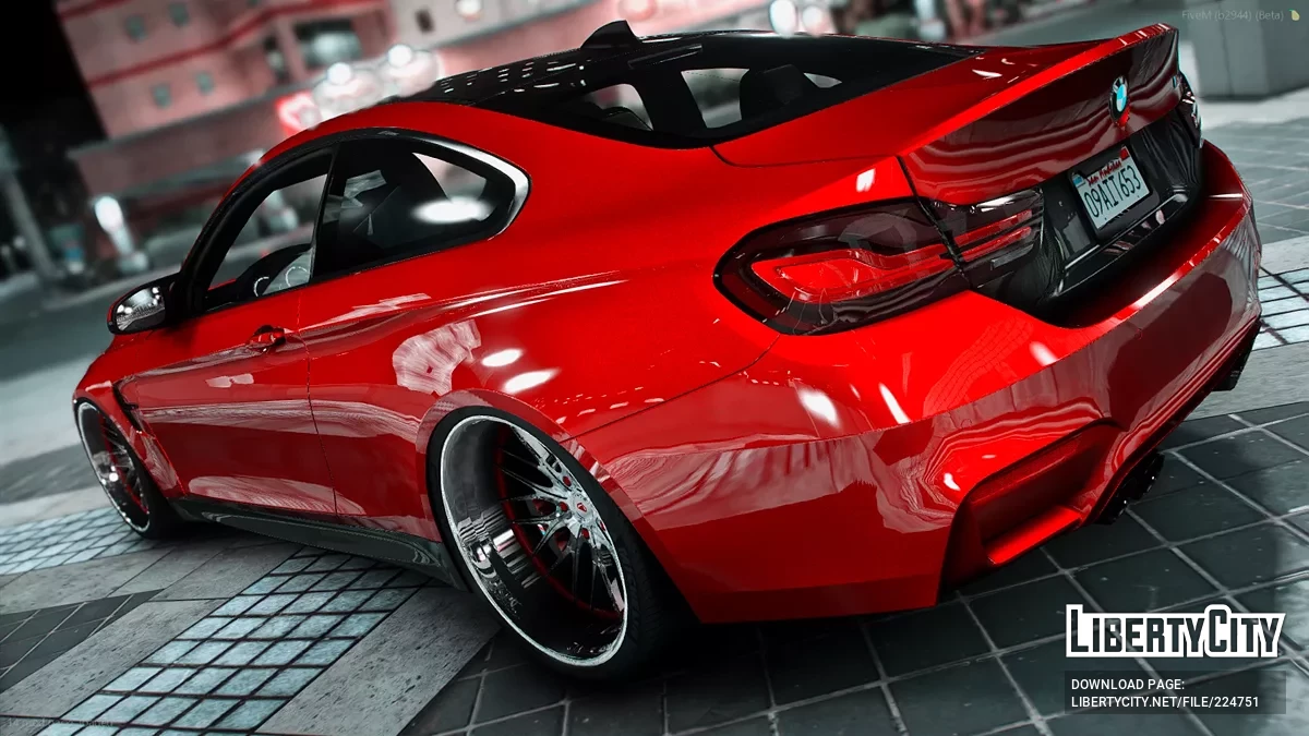 在Vossen VWS-2上更换了M8发动机的M4 F82 (617HP) / GTA 5