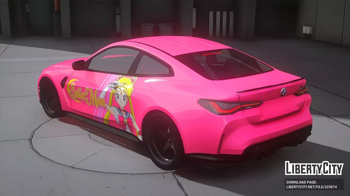 BMW M4 Competition Sailor Moon / GTA 5