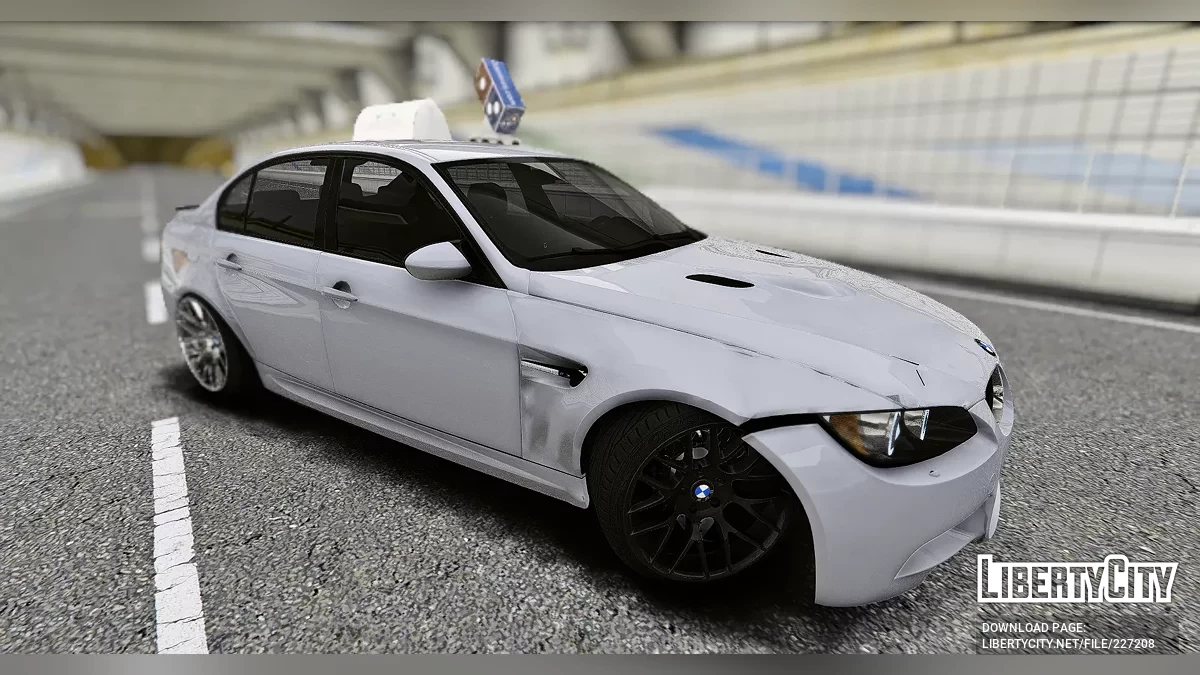 带有外观损伤的BMW M3 E90 / GTA 5