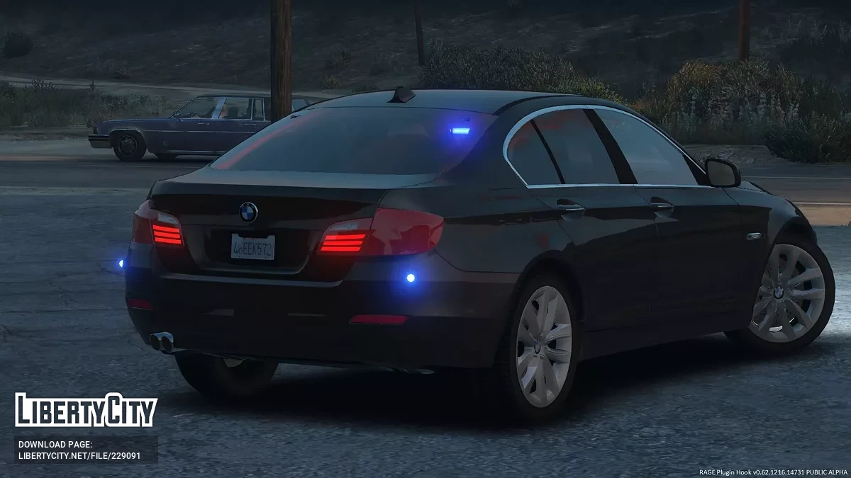 2015 BMW 530XD F10 Без розпізнавання / GTA 5