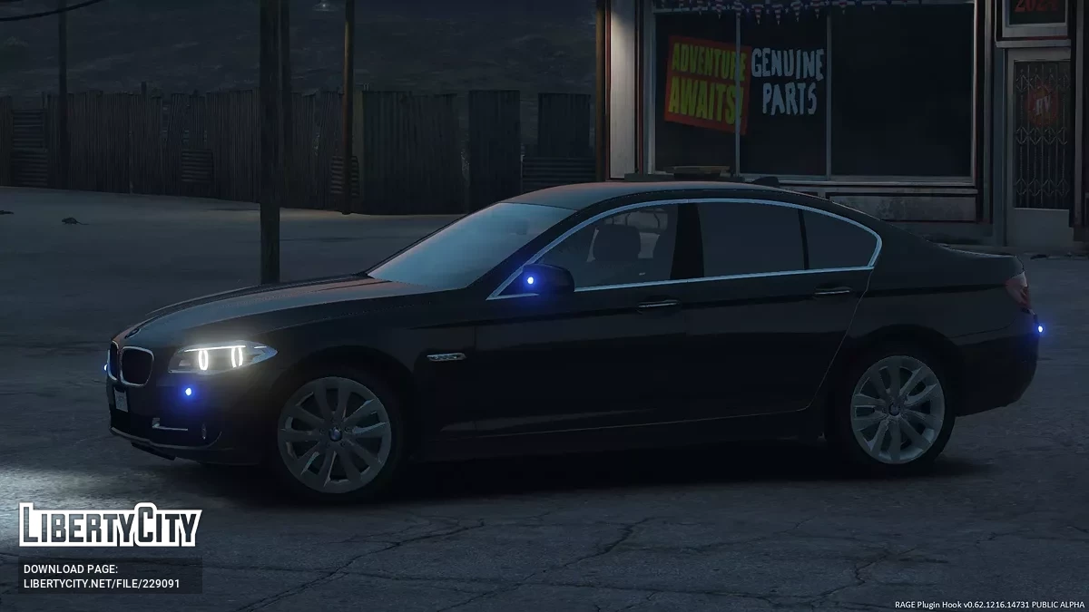 2015 BMW 530XD F10 Без розпізнавання / GTA 5