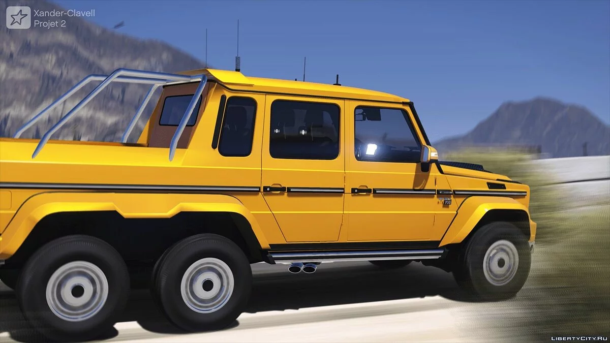 BRABUS 700 G63 AMG 6x6 (Add-on/Replace) 1.0 / GTA 5