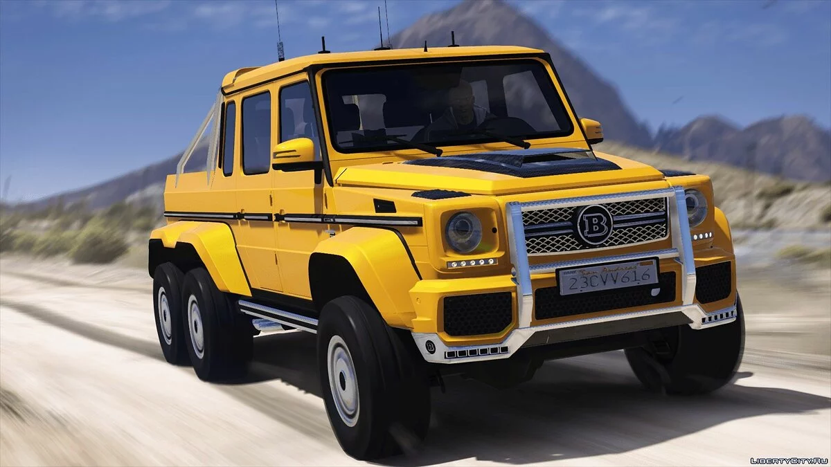 BRABUS 700 G63 AMG 6x6 (Add-on/Replace) 3.0 / GTA 5