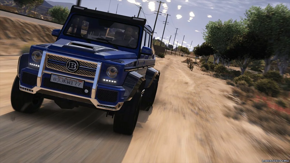 BRABUS 700 G63 AMG 6x6 (Add-on/Replace) 4.0 / GTA 5