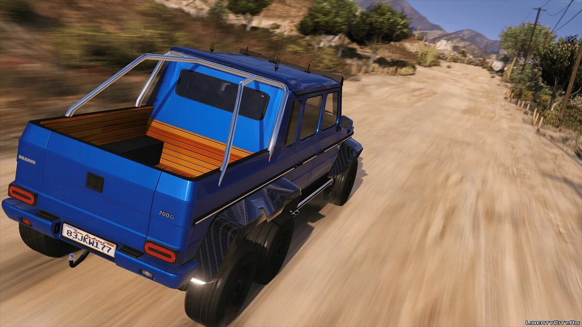 BRABUS 700 G63 AMG 6x6 (Add-on/Replace) 4.0 / GTA 5