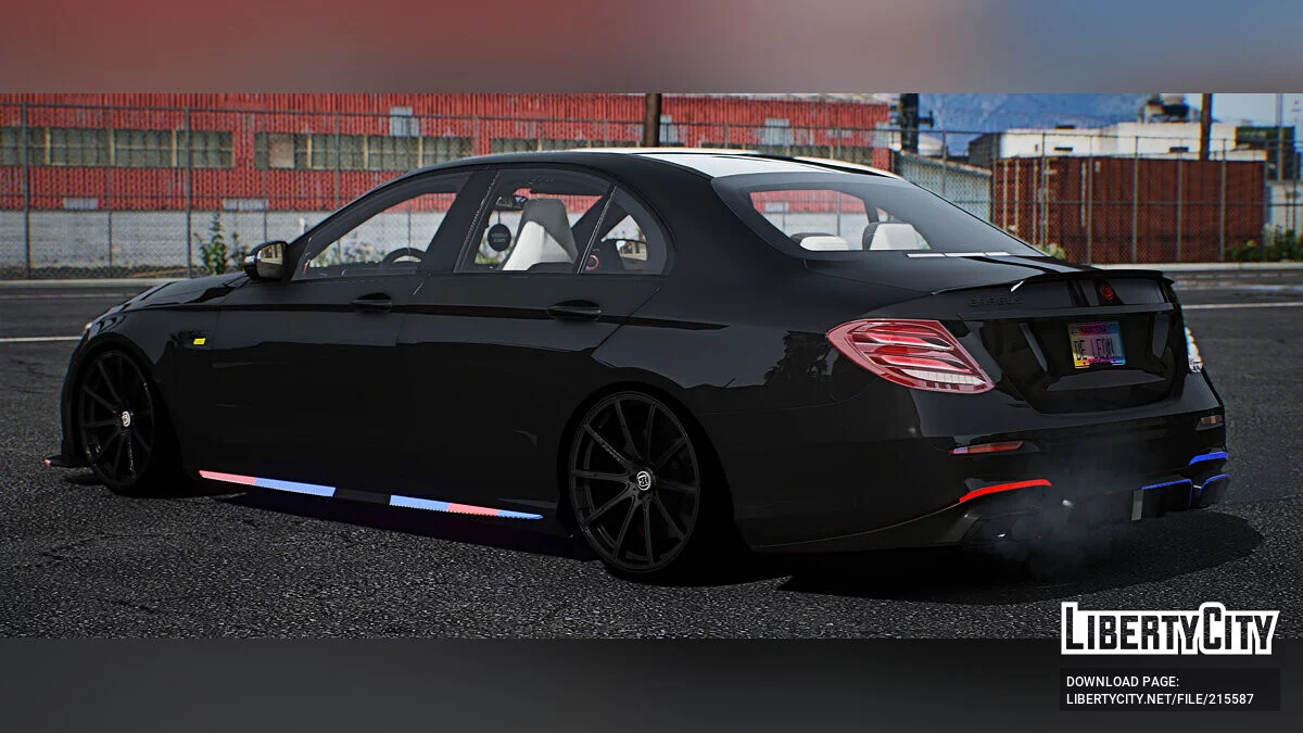2019 Brabus E63 B800 Police Modern Lights / GTA 5