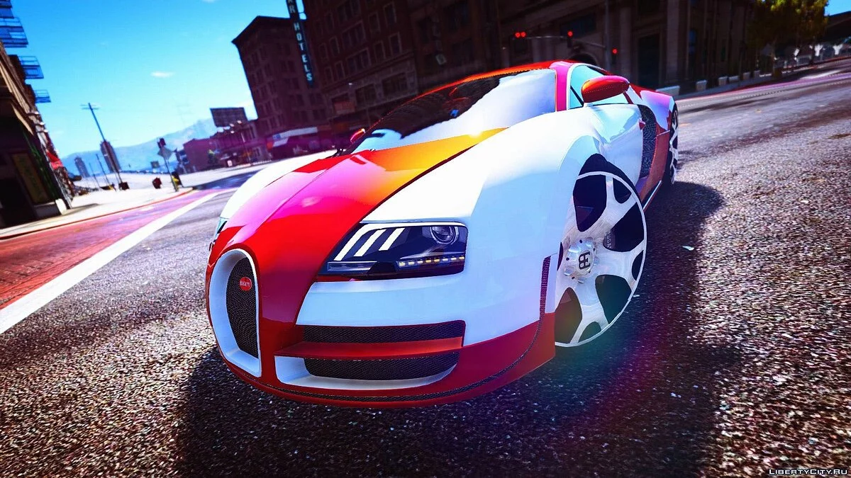 Bugatti Veyron [Заміна + Додаток + Тюнінг] Остаточна версія / GTA 5