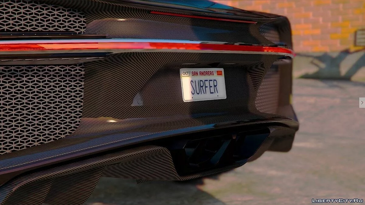 Bugatti Chiron 2017 [Add-On / Reemplazo | Alerón automático | Interior HQ] 2.0b / GTA 5